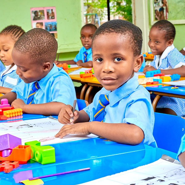 ECD children in class